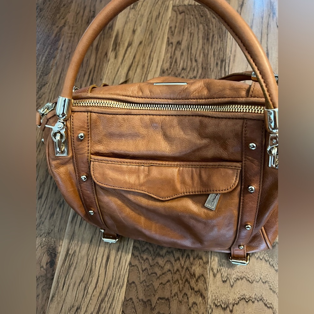 Rebecca Minkoff cupid satchel tan bag - Picture 9 of 16